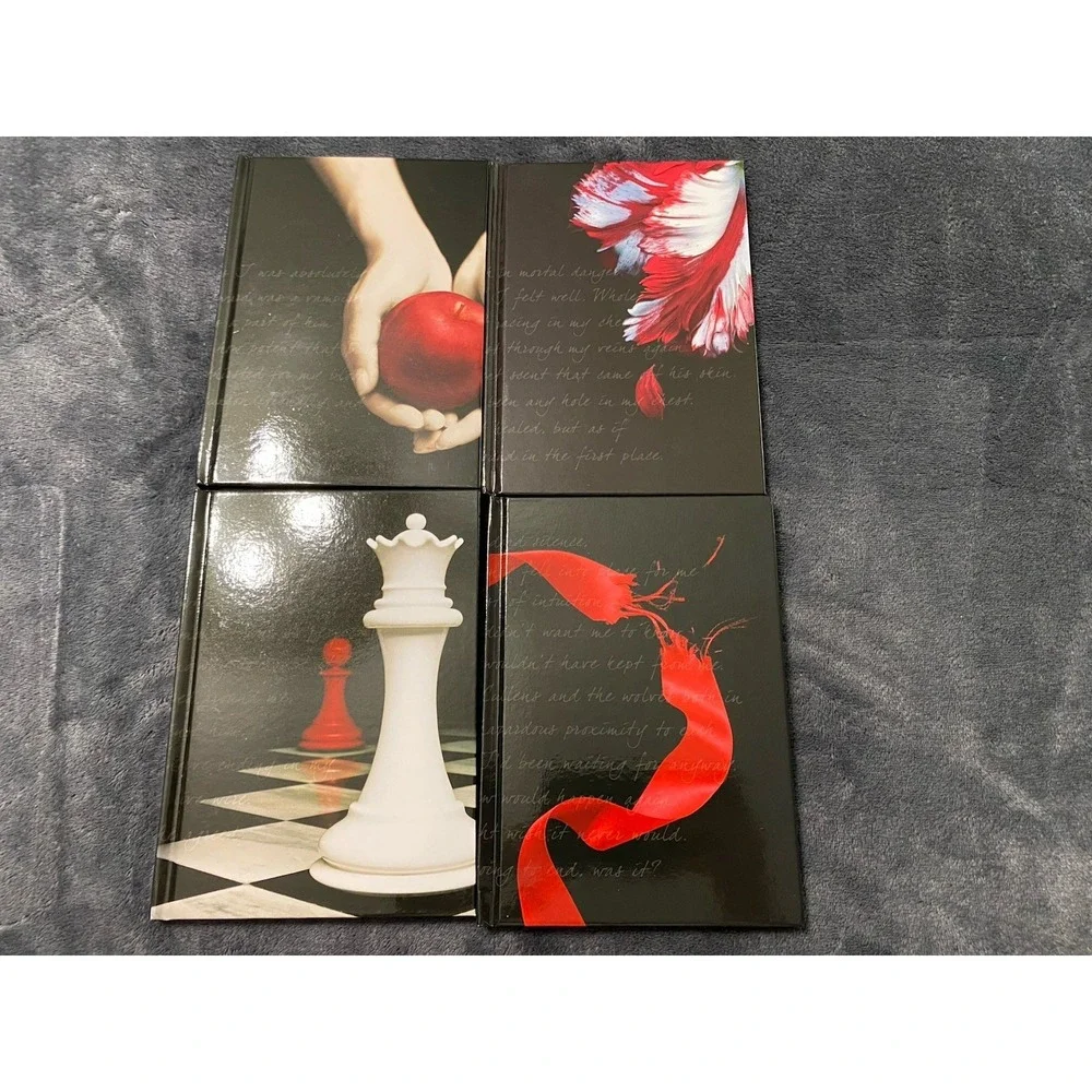 The Twilight Journals Collectible Tin Set 4 Unused Notebooks Stephenie Meyer